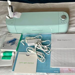 MINT Cricut Explore Air 2 bundle - foil transfer kit, instructions, xtra mat
